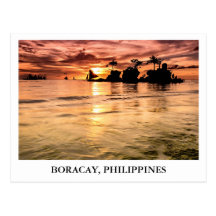 Willy's Rock in Boracay, Philippines Postcards
