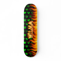 Wilma skateboard fire and flames design.