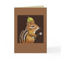 Wilma the chipmunk card