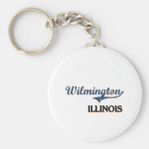 Wilmington Illinois City Classic Keychain