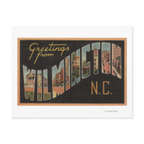 Wilmington, North Carolina - Large Letter Scenes Post Card