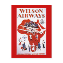 Wilson Airways ~ Africa Postcard