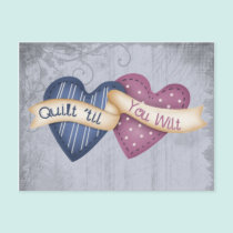 Wilting Quilter postcards