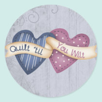 Wilting Quilter stickers