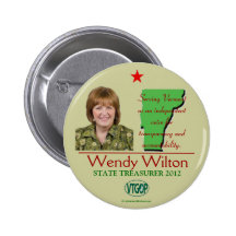 Wilton Republican for Vermont State Treasurer 2012 Pinback Button