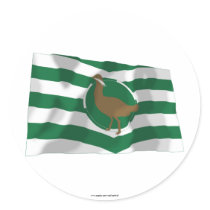Wiltshire Waving Flag
