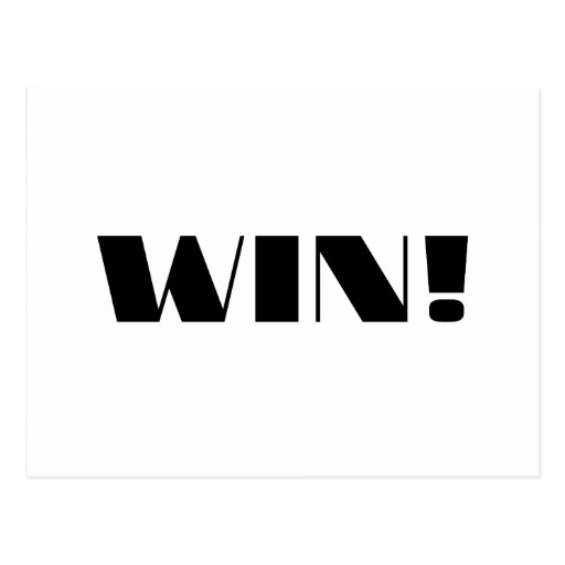 Win! Post Cards