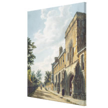 Winchester College Entrance with the Warden's Hous Gallery Wrapped Canvas