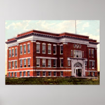 Winchester, Indiana Willard School House, 1920 Posters