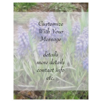 Wind Blown Grape Hyacinths Flyers