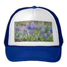 Wind Blown Grape Hyacinths Trucker Hat