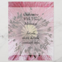 Wind Blown Poppy Flyer Design