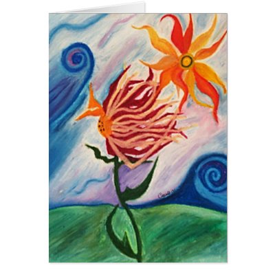 Wind Dance Greeting Card by lifeisjust