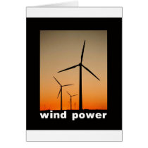 Wind Power design! Greeting Card