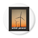 Wind Power design! Refrigerator Magnet