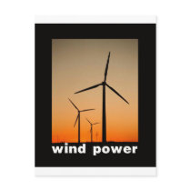 Wind Power design! Postcards