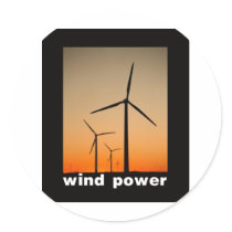 Wind Power design! Sticker