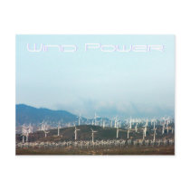 Wind Power Post Card