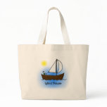 Wind Power Sailboat - Tote Bag