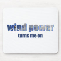 Wind Power Turns! Mousepad
