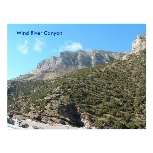Wind River Canyon Postcard