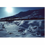 Wind River in Winter photo sculptures