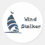Wind Stalker Round Stickers