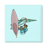 Wind Surfer magnets