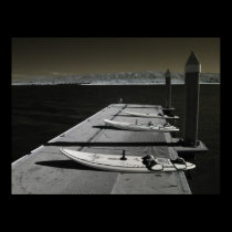 Wind Surfing Bayland Park California in Infrared posters