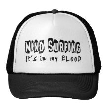 Wind Surfing It's in my blood Mesh Hats