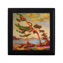 Wind-swept trees gift box