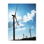 Wind turbine postcard