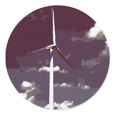 Wind Turbine sticker by luteytim