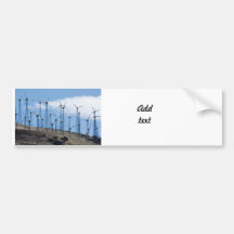 Wind Turbines Bumper Stickers
