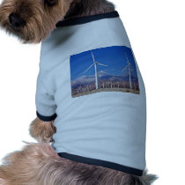 Wind turbines doggie t-shirt