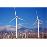 Wind turbines photo sculptures