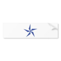 wind wheel icon bumper stickers