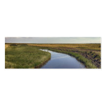 Winding River By The Coast Business Card Templates