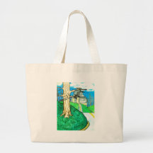 Winding Road Tote Bags