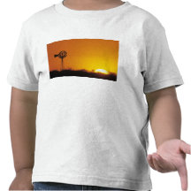 Windmill at sunset, Sinton, Texas, USA Shirts