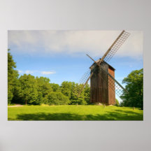 Windmill in Estonia Print