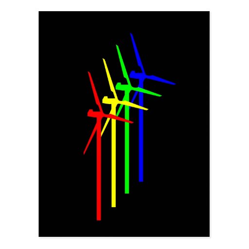 Windmill Night Postcards