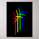 Windmill Night - Siemens Wind Power posters