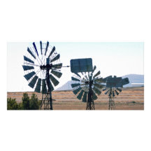 windmills photo card