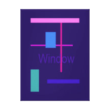 Window 2 gallery wrapped canvas