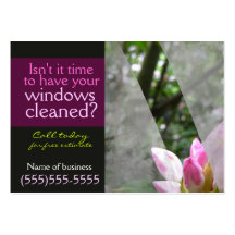 Window cleaning businessl card template Dark Business Card Template