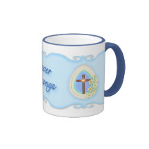 Window Egg and Cross Mug