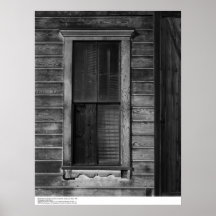 Window from Large Barn, March 1962 Posters