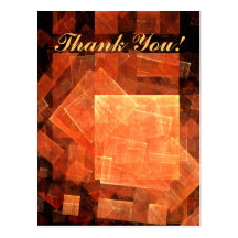 Window Light Thank You Postcard