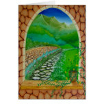 Window - Mountain View Greeting Card